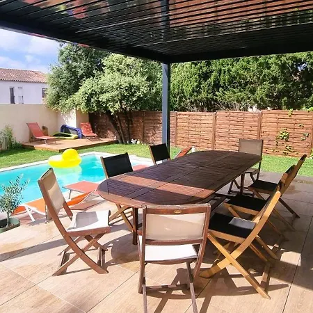 Tatil Evi High-comfort With Pool, Sun, Sea, And River Baillargues